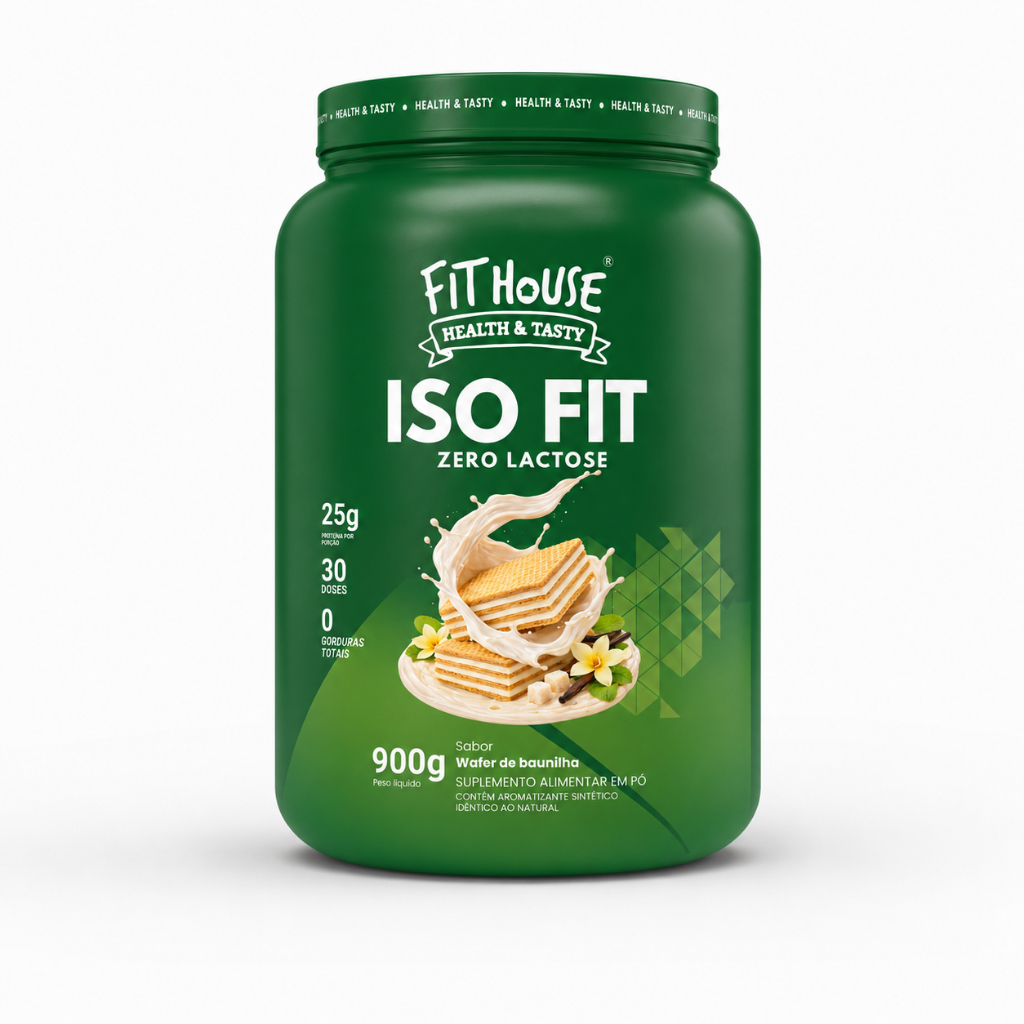 Whey Iso Fit Zero Lactose Pote 900g Fit House