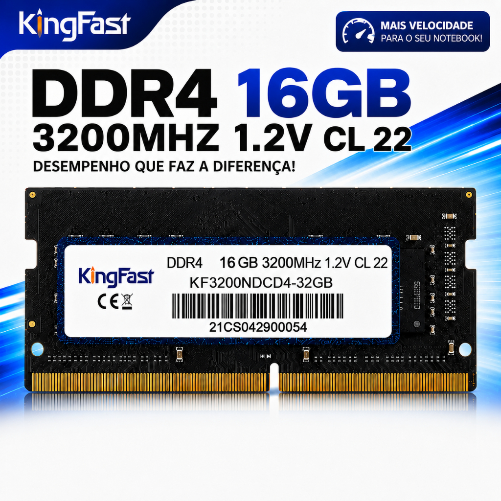 Memória DDR4 8GB 16GB 3200Mhz NOTEBOOK
