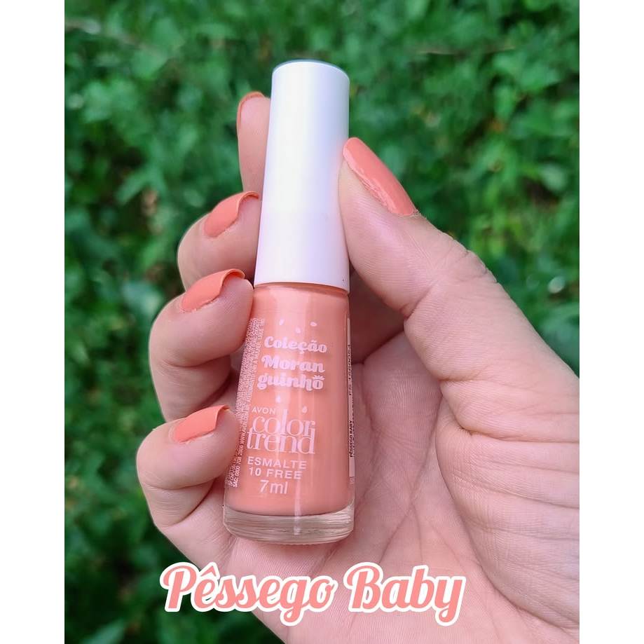 Avon Color Trend 10 Free Esmalte Pêssego Baby 7ml - Avon