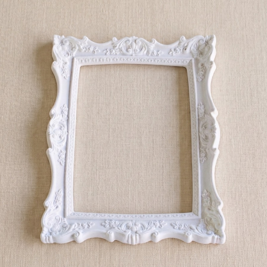 Moldura Resina Decoração Artesanato Espelho Pintura Quadro Porta Maternidade
