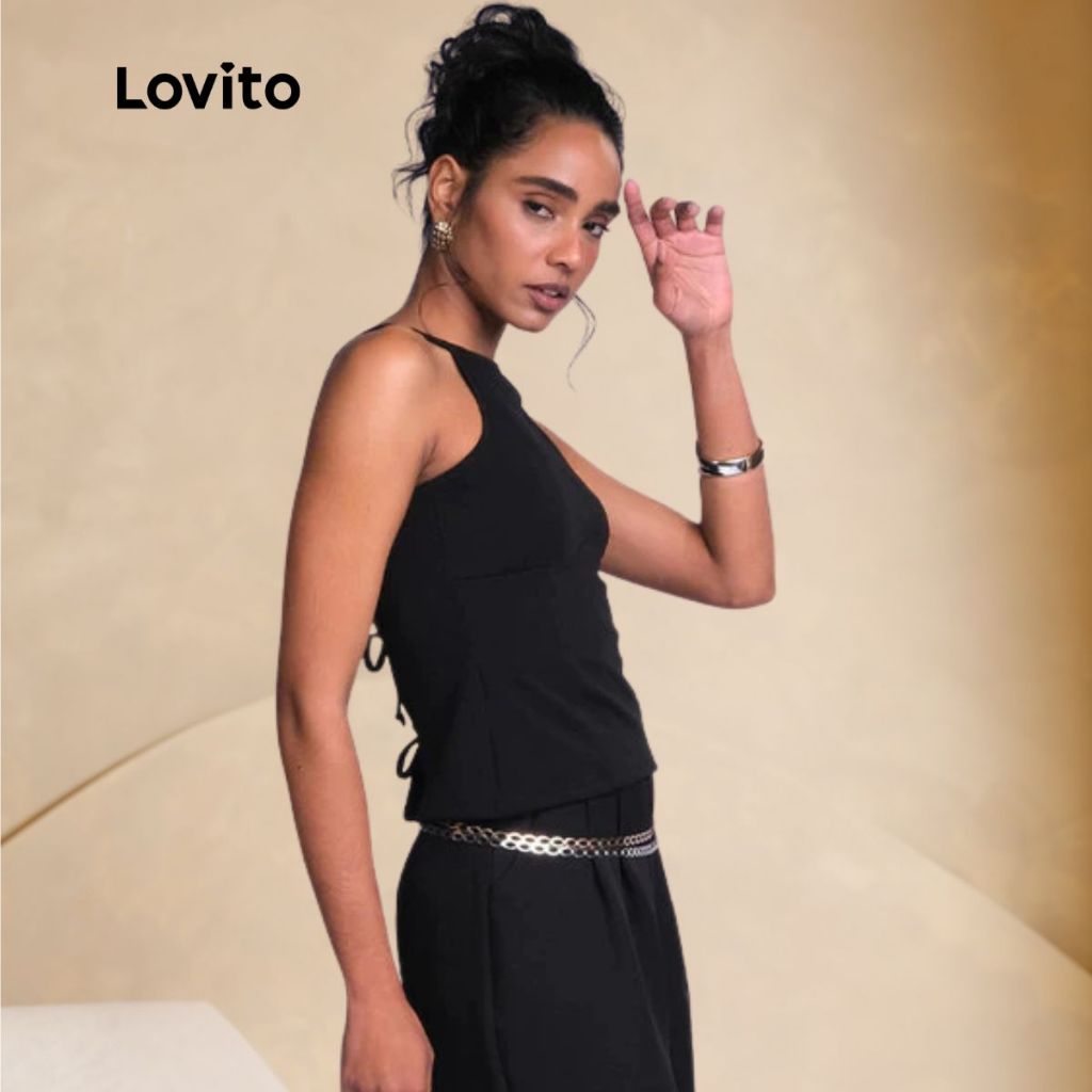 Lovito Top Halter Feminino com Detalhe nas Costas BRTKB781BRL811 · foto 2