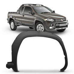Alargador Paralama Dianteiro Strada Adventure Locker 2009 A 2013 Moldura Cinza Texturizado
