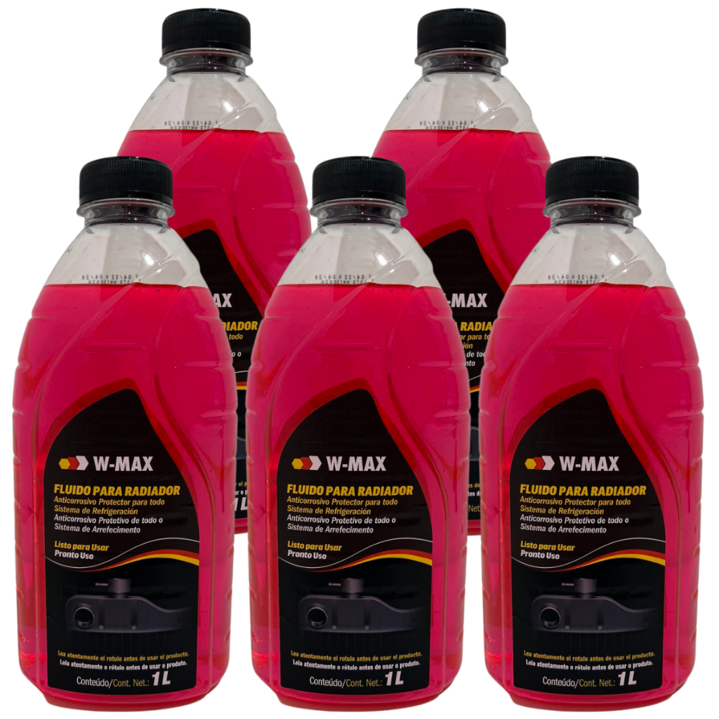 Fluido Para Radiador Wurth 5 Litros (modelo W-max) Produto Anticorrosivo E Antiferrugem
