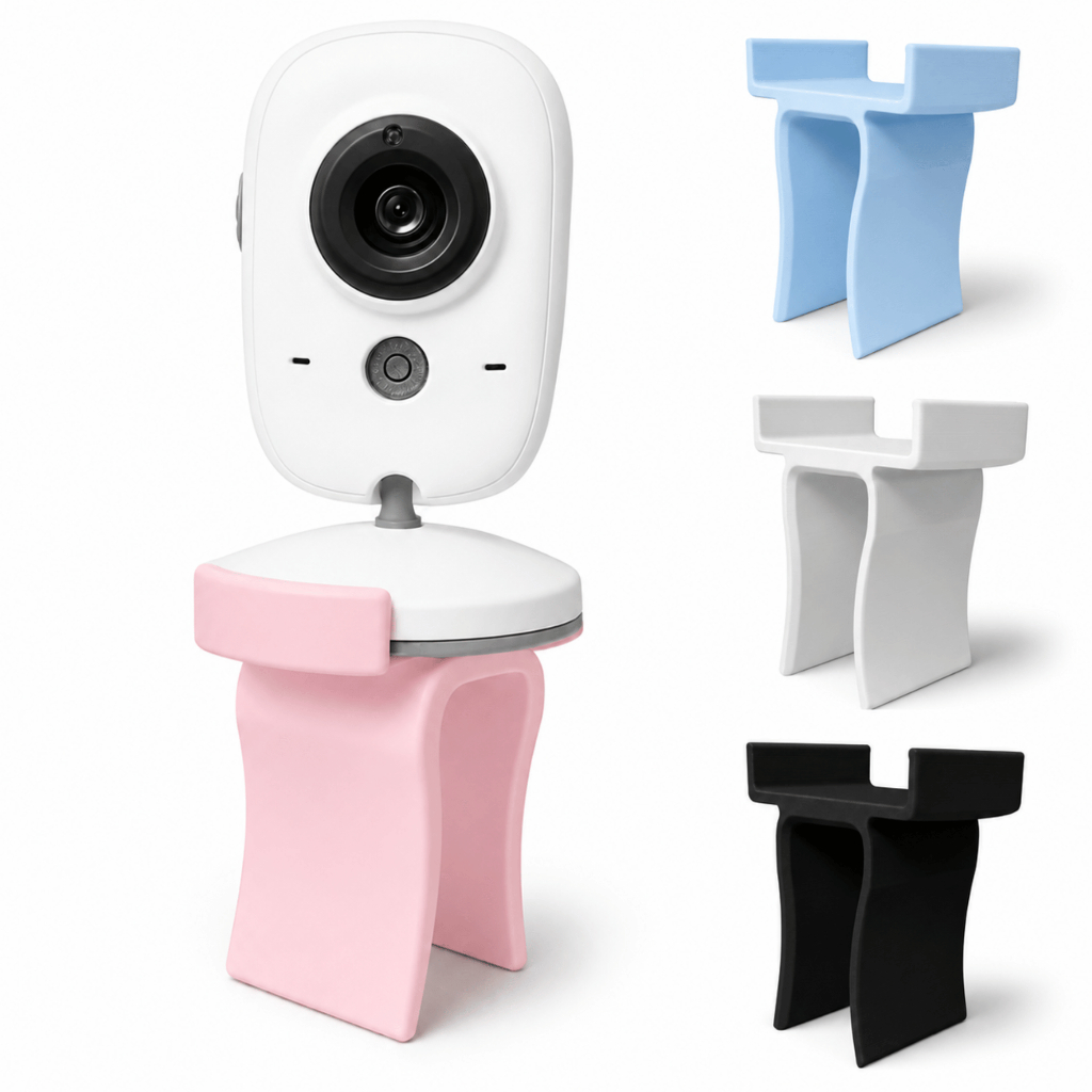 Suporte Babá Eletrônica Baby Monitor para Berço Ajustável Flexível Seguro Fácil Instalar