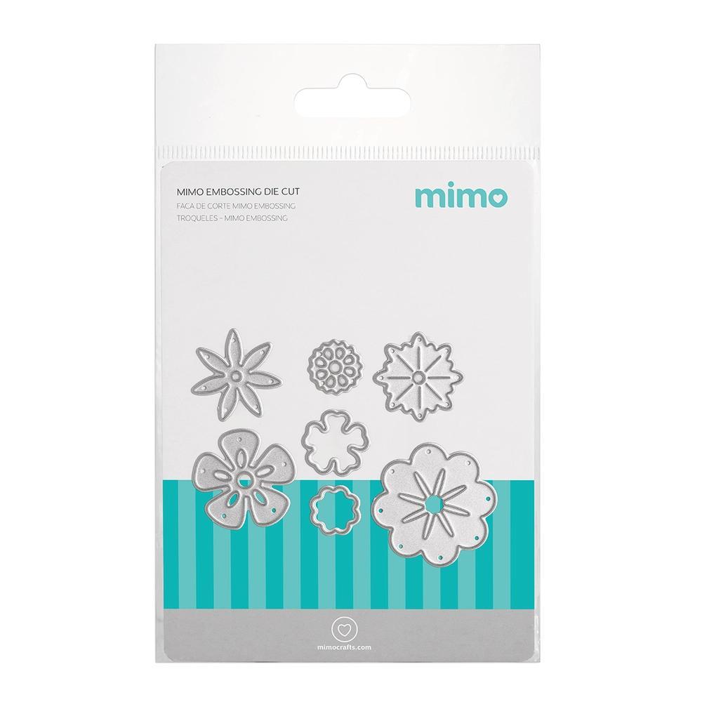 Faca de Corte Mimo Embossing - Flores Variadas - 7 Pç