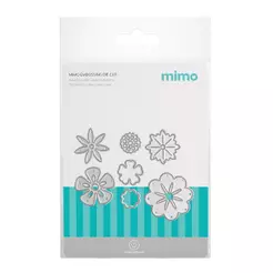 Faca de Corte Mimo Embossing - Flores Variadas - 7 Pç