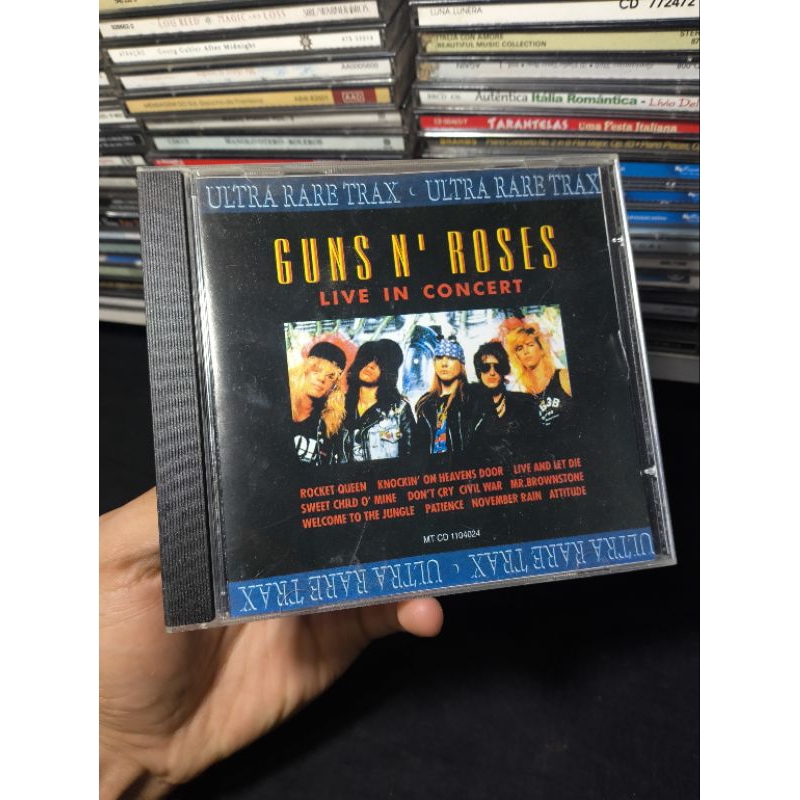 CD GUNS N ROSES - LIVE IN CONCERT - ULTRA RARETRAX - CD Usado conservado - REF:CD 4213