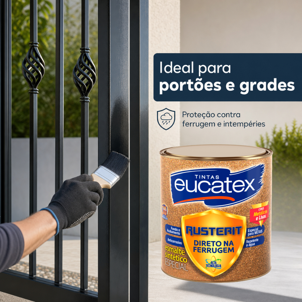 Eucatex Rusterit Direto Na Ferrugem 900 ml Cores Repelente a Água · foto 2