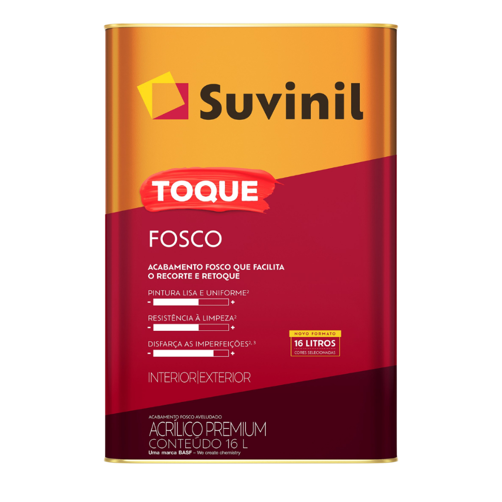 Tinta Toque Fosco Top Cores 16L 2025 Suvinil
