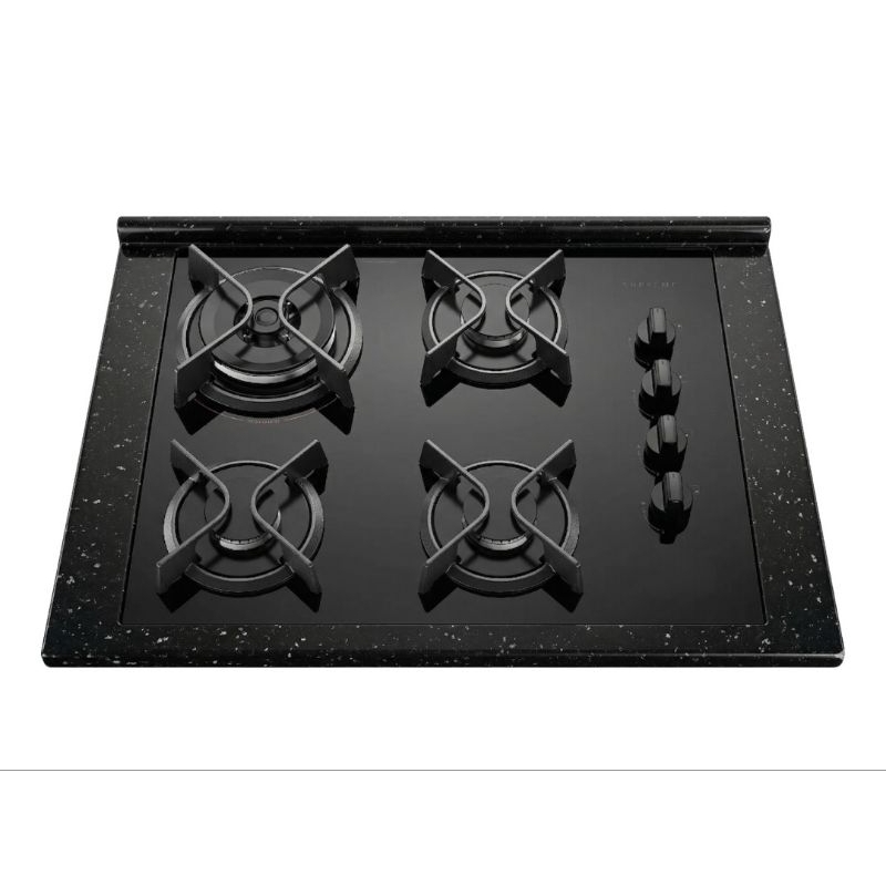 Tampo para Cooktop 4 Bocas em Mármore Sintético 81x55cm | Alta Resistência Marca A. J Rorato