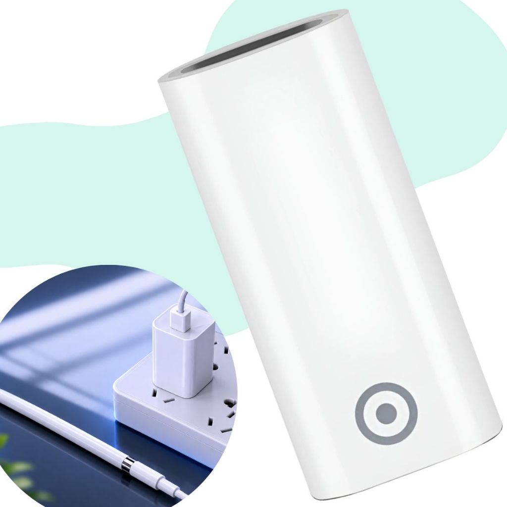 Adaptador Carregador Lightning Para Apple Pencil 1 Geração - Premium Branco Mode