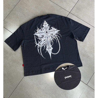 Camiseta Oversized Boxy Masculina/Feminina Premium Streetwear Estampa Exclusiva Tripside