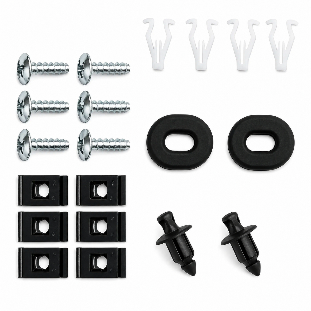 Kit Parafuso Coxim Trava Fixação Paralama Traseiro Rabeta CG Fan Titan Start 125 150 160