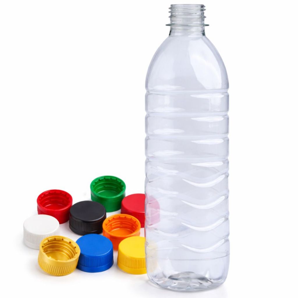 Kit 25 Garrafas PET 500ml Cristal com Tampa Lacre PCO 28mm Água Sucos Bebidas – Virgem e Atoxica