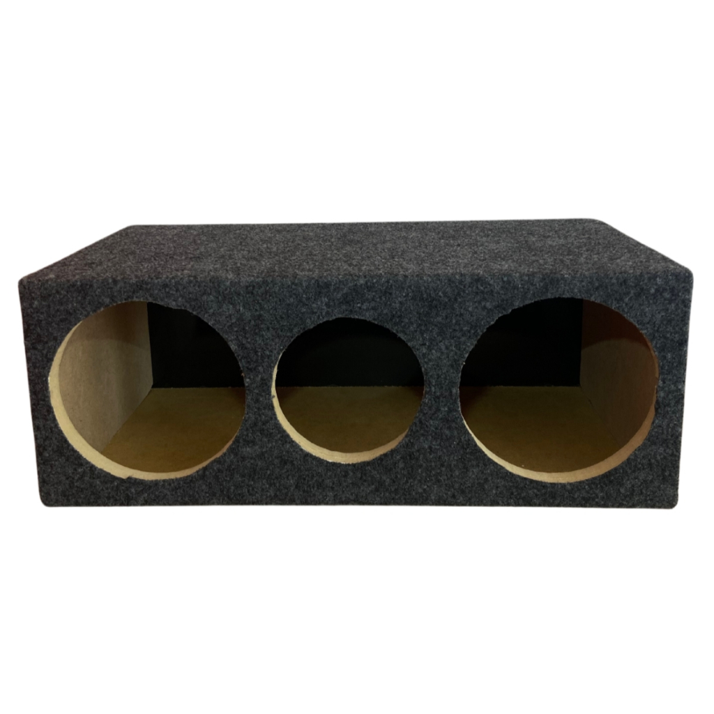 Caixa De Som Corneta Vazia Mdf  - 2 Corneta 1 Tweeter Bocal Curto/Longo Corneteira Automotivo