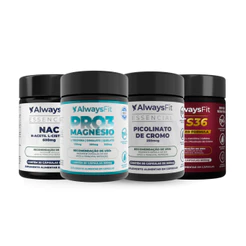 Kit Fit S36 + Pro3Magnesio + Picolinato de Cromo + NAC