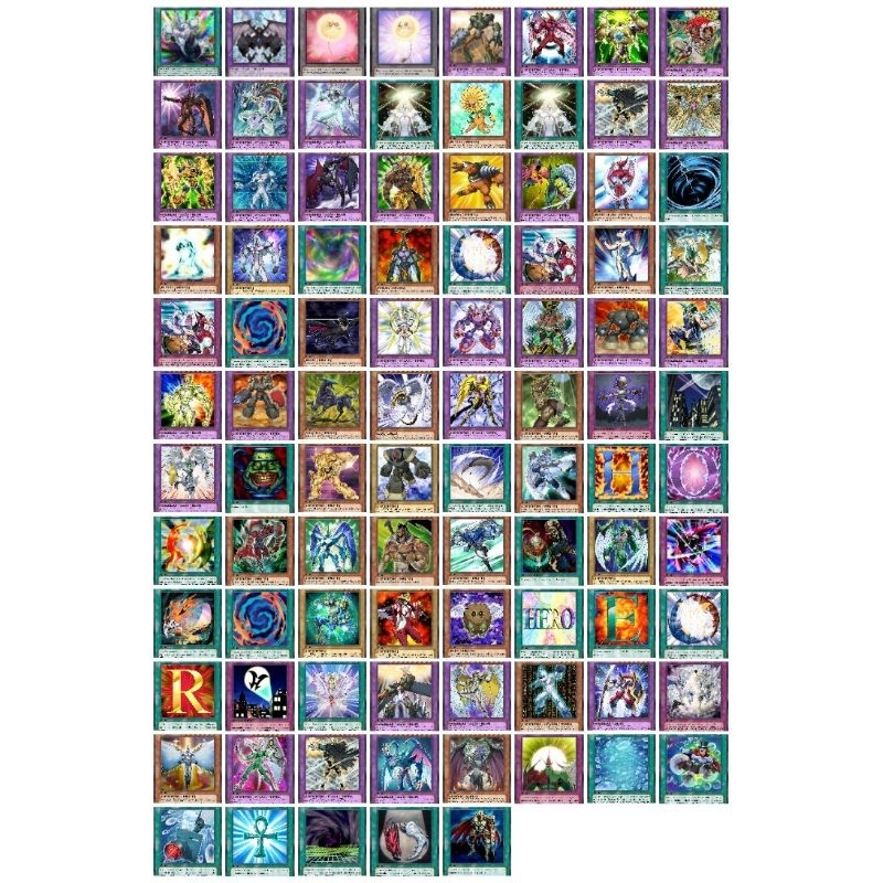 Deck 93 cartas Jaden Yuki Yugioh GX Elementar Hero / Neo Space - cartas laminadas Proxy/Orica (Não original) - Yu-Gi-Oh!