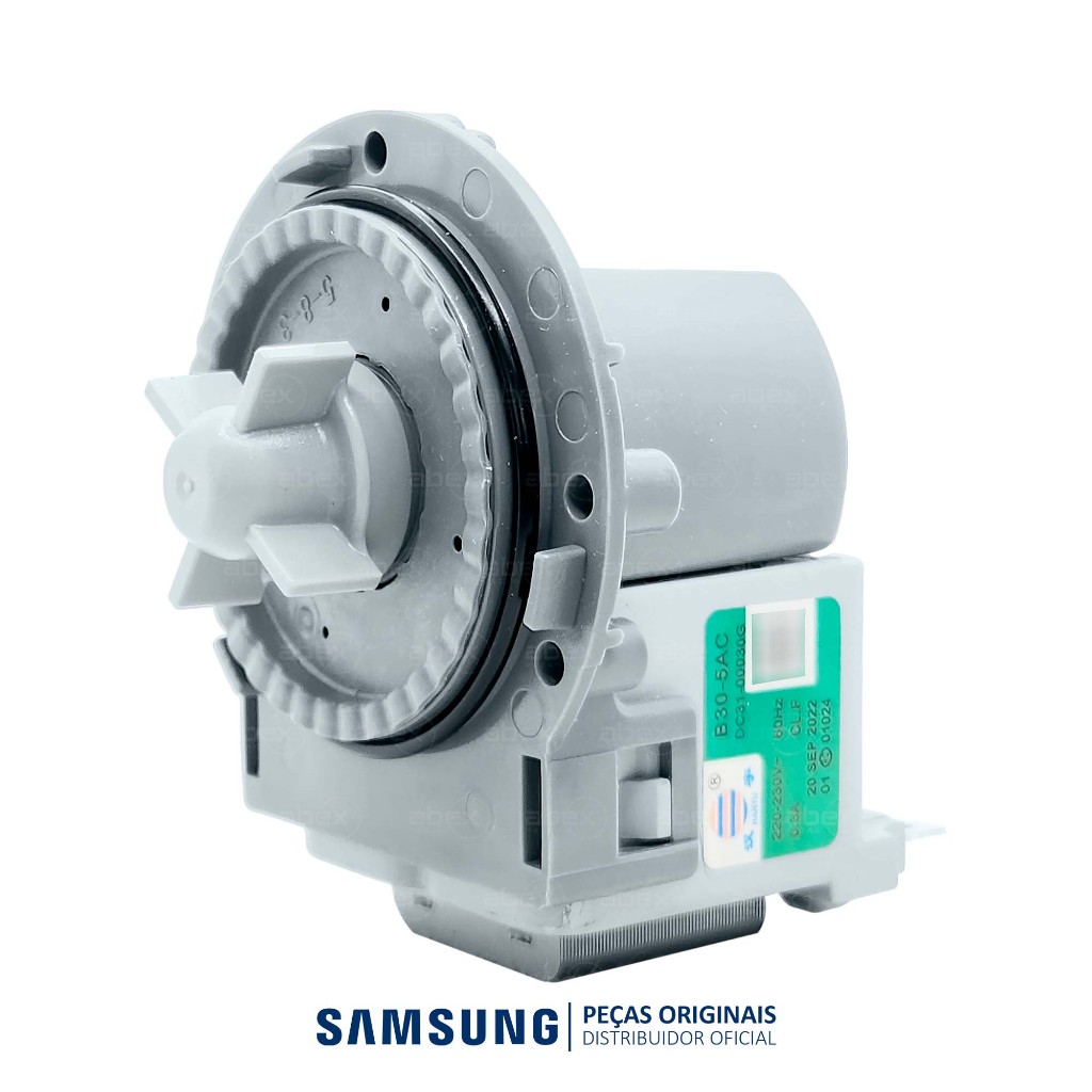 Bomba Drenagem Lava Seca Samsung WD10 WD11 WD106 WD90 220v DC31-00030G Novo Nota Fiscal Original