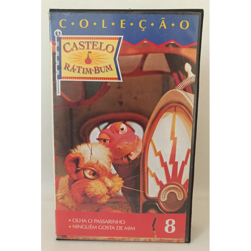 VHS Castelo Rá-Tim-Bum Volume 8 programa infantil TV Cultura anos 90 raridade clássico colecionador