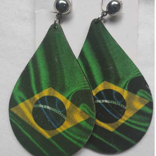 Brincos do brasil atacado, Kit brinco copa do mundo, Brincos do brasil atacado, Kit 2 brincos brasil variados, Comprar b