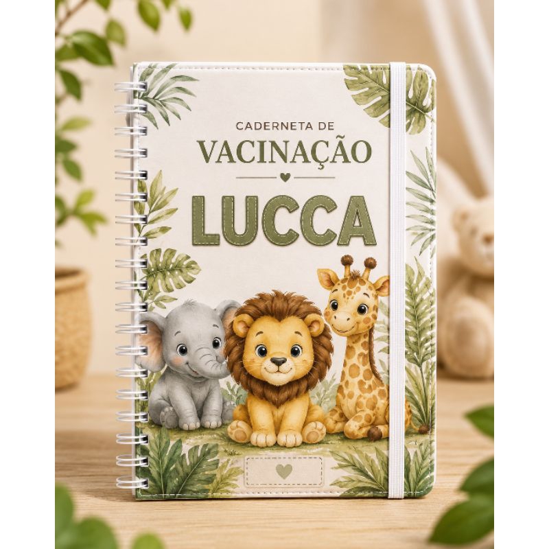 Caderneta de vacinação,vacinas, saúde, Bebê,menina , menino, personalizada com nome, Atualizada Miolo do  Sus,Capa dura