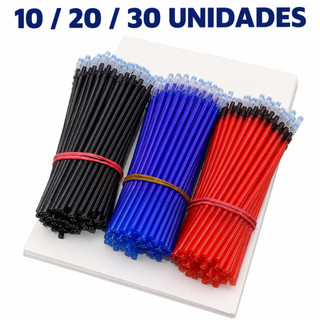 10 A 40 Pcs Refil GEL  Canetas Recarga Esboço De Caneta Gel Papelaria Lápis Infantil