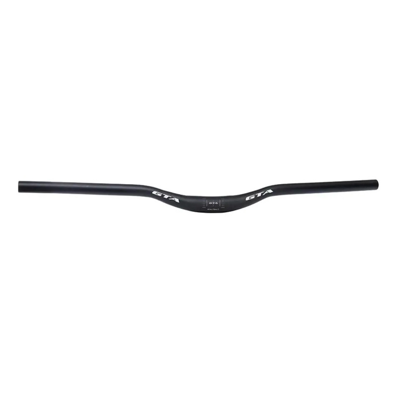 Guidão MTB GTA Bike Alumínio 31.8x680mm Rise 30mm Preto Downhill Trail Enduro Leve e Resistente