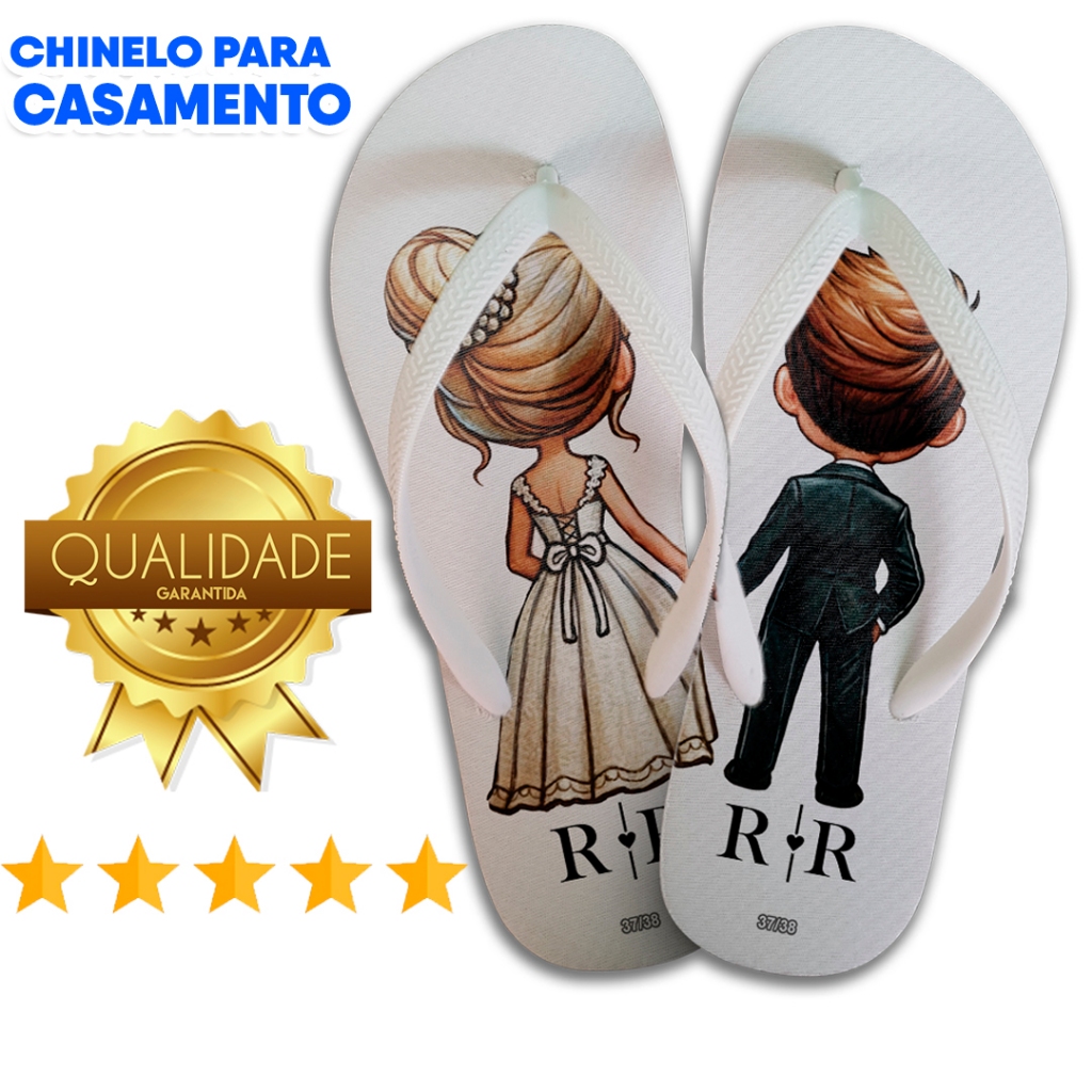 60 Pares Chinelos Personalizados Casamento Festa Lembrancinha Convidados