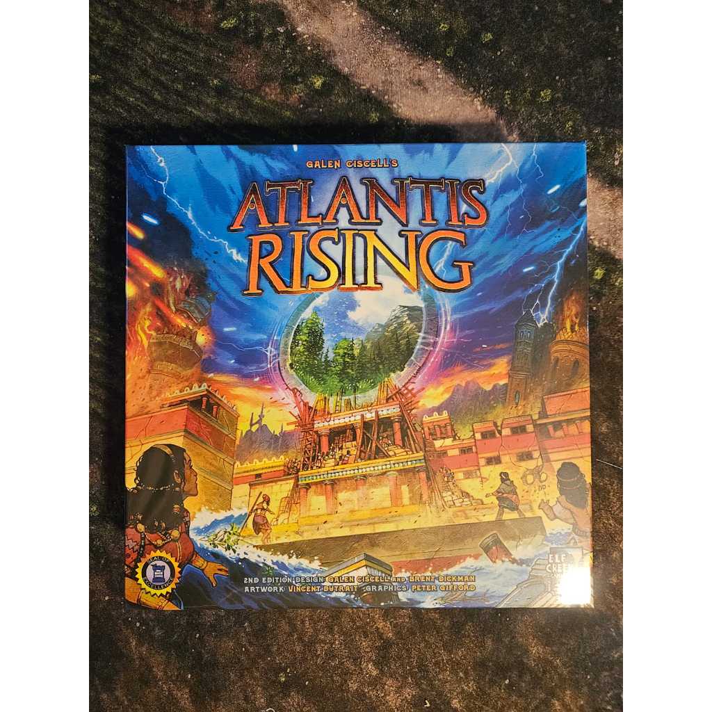 Jogo de Tabuleiro Atlantis Rising (base) + Atlantis Rising: Monstrosities Expansão Especial Kickstarter