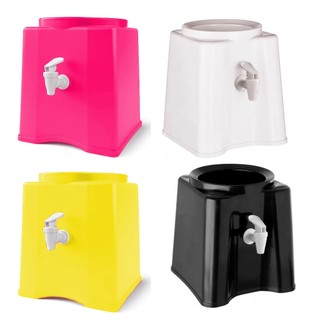 Suporte Para Água Mineral Plastico Base Para Galão Garrafão Preto Branco Amarelo Rosa