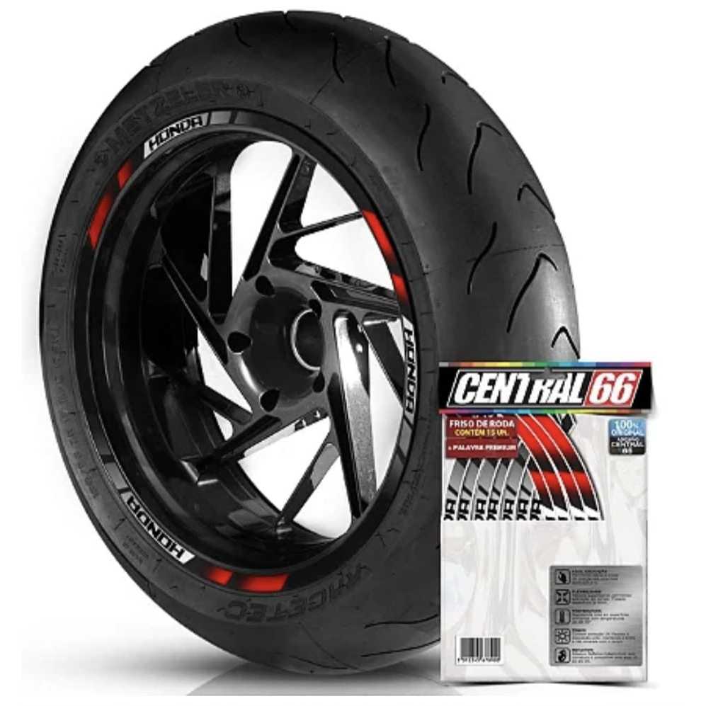 Friso de Roda M2 Honda Cb Cbx 250 Cb 250f Cb 300f Twister Adesivo Filetes Refletivo