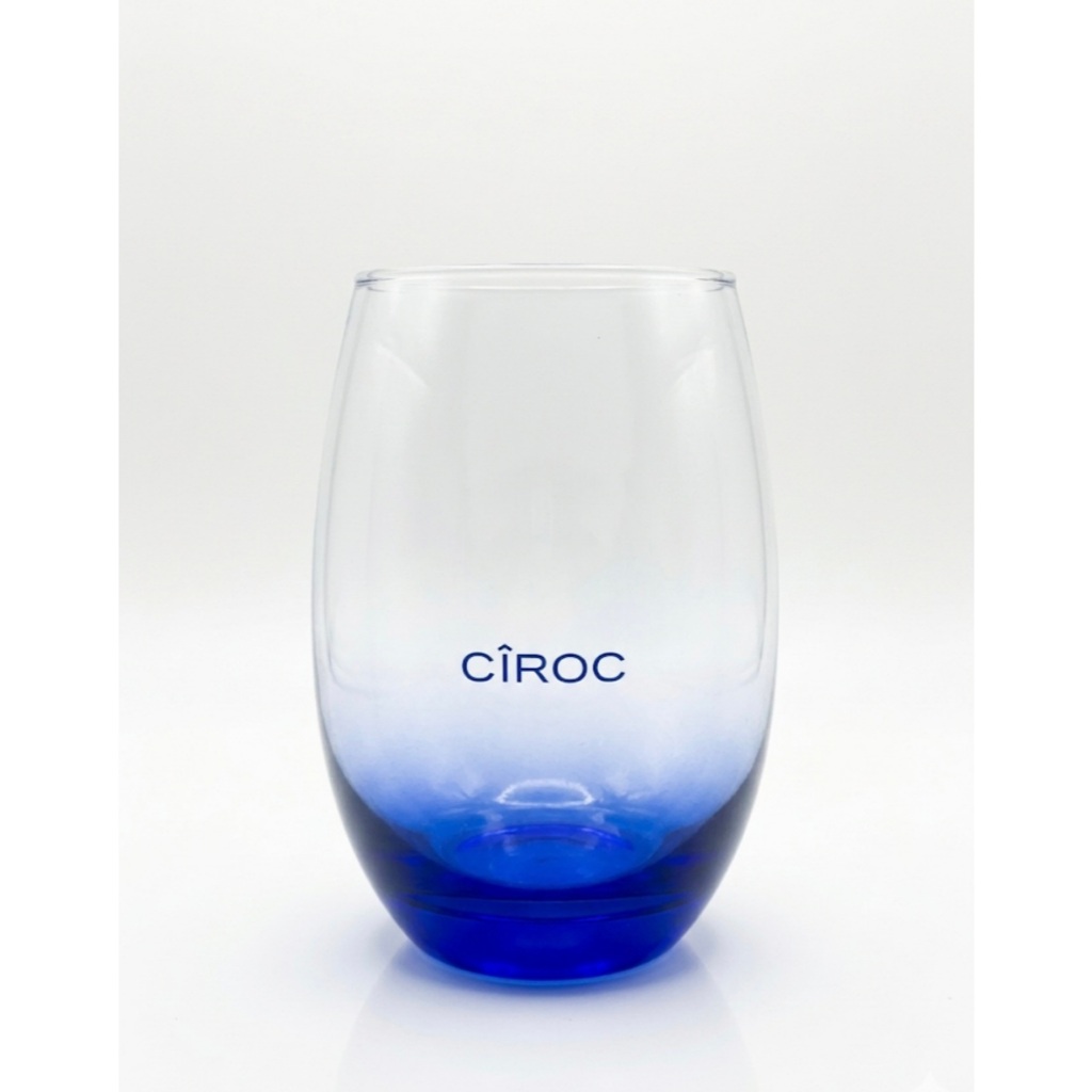 Copo de Vidro Azul Ciroc para Bebidas Coquetel Drink Gin Vodka 400ml Qualidade Premium Produto Oficial