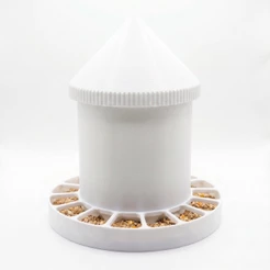 Cocho de Ração para Pintinhos Frango e Aves Automático para Galinheiro