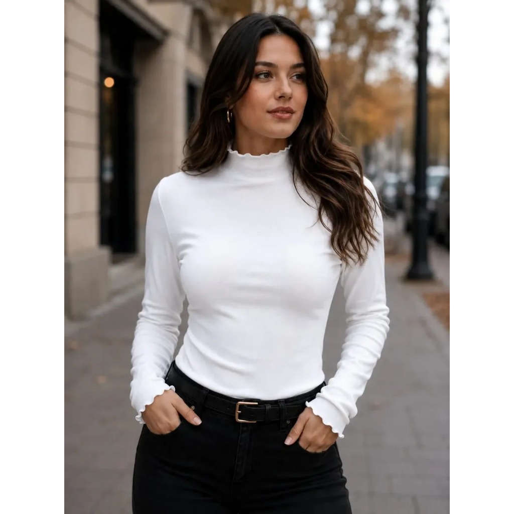 Blusa Suéter Cacharrel K2b Feminino Inverno Manga Longa