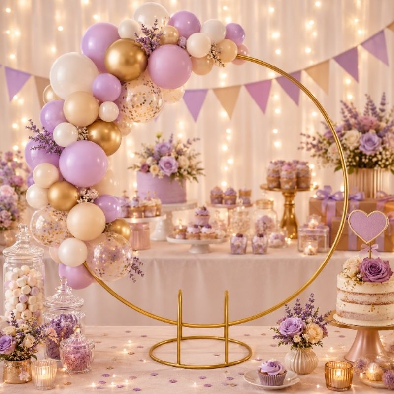 Arco redondo mini  50cm   Decoração de festa Casamento festa aniversário