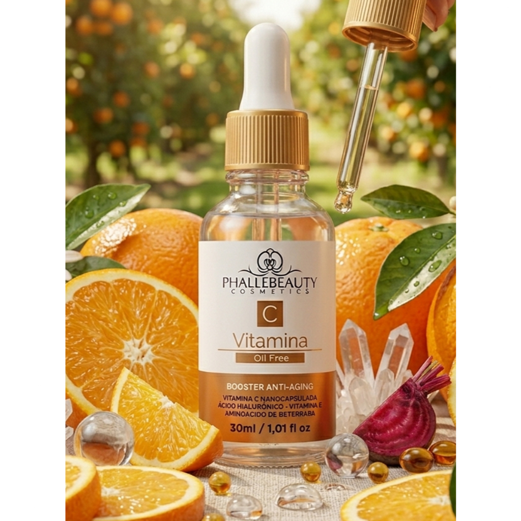 SÉRUM VITAMINA C BOOSTER ANTI AGING 30ML – PHALLEBEAUTY COSMETICS