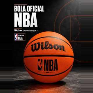 Bola De Basquete Wilson Oficial Nba Drv Laranja #7 Outdoor Original Borracha Premium