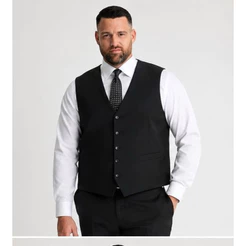 Colete Social Masculino G1 ao G7 Plus Size Com regulagem premium