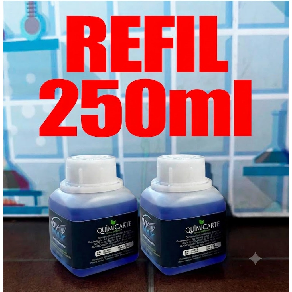 Refil 250ml Uv Max Polímero Restaurador De Farol Quimicarte