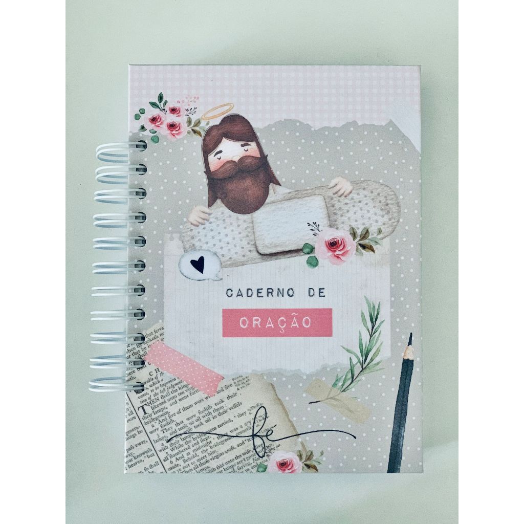 Planner diário devocional 365 dias - Jesus bandaid - Presente personalizado amiga, mãe, adolescente, aniversário, namora