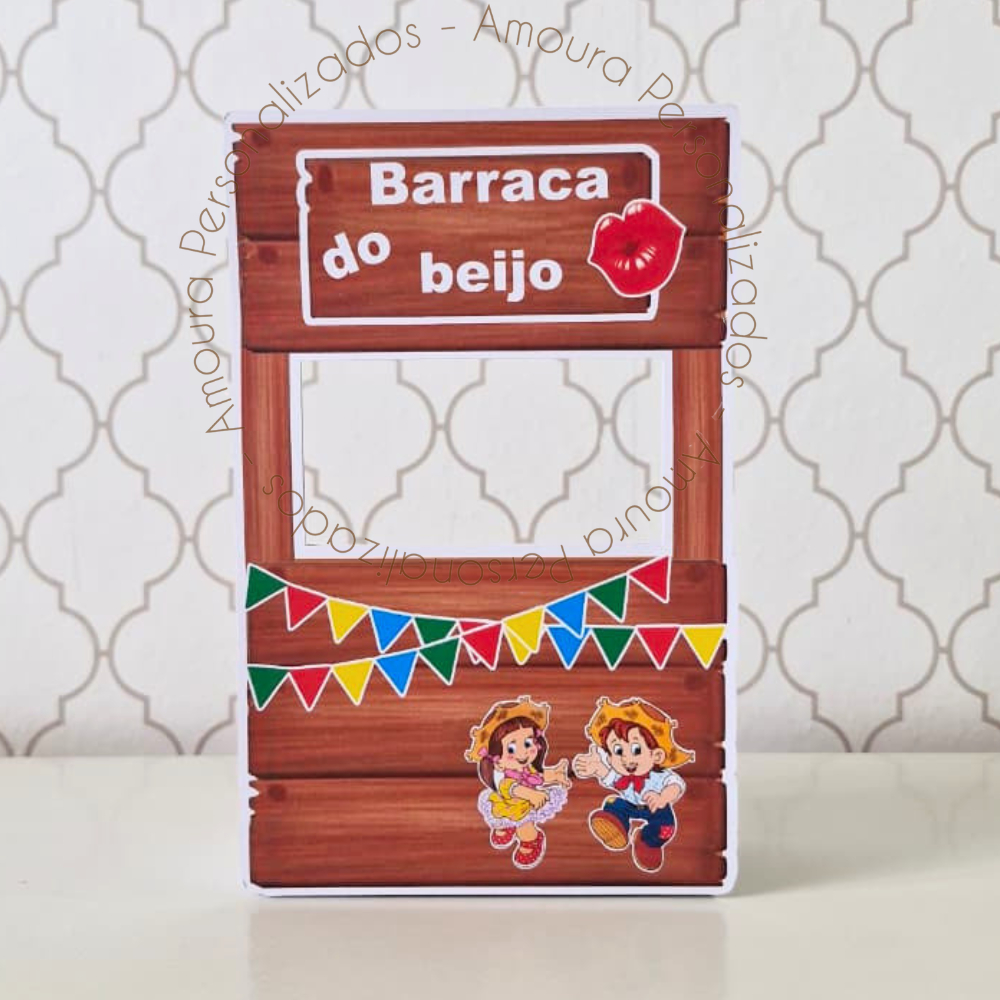 Caixa Retangular BARRACA Lembrancinha Personalizada BARRACA DO BEIJO FESTA JUNINA|CAIXINHA|ANIVERSARIO