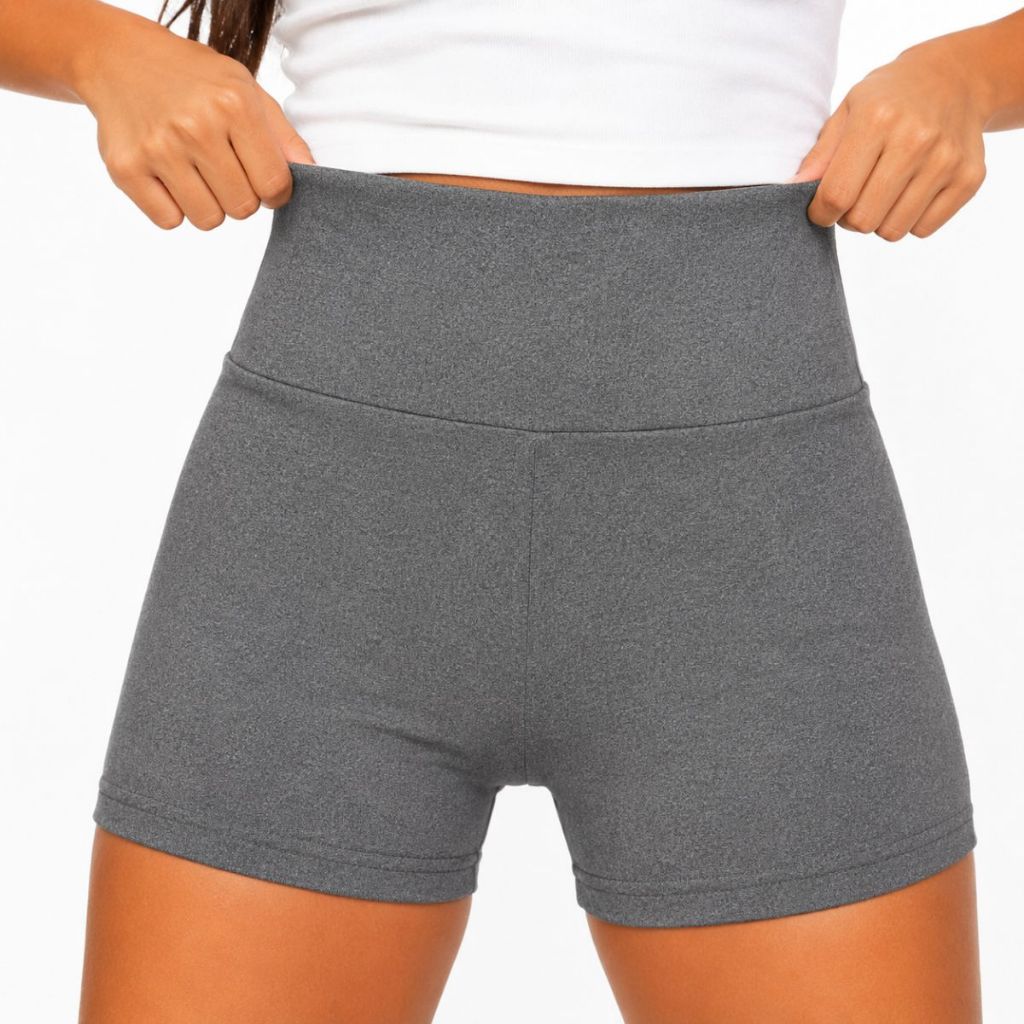 Bermuda Legging Feminina Fitness Academia Zero Transparência