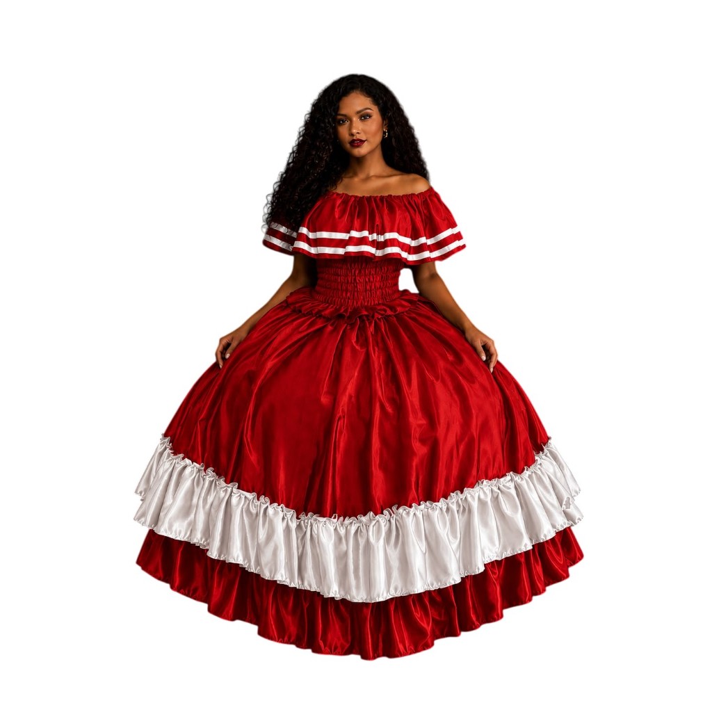 MARIA NAVALHA - MARIA PADILHA - POMBOGIRA CIGANA - SAIA COM CIGANINHA - ROUPA UMBANDA