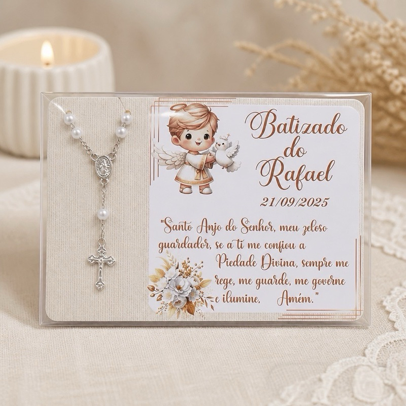 Lembrancinha de batizado personalizada