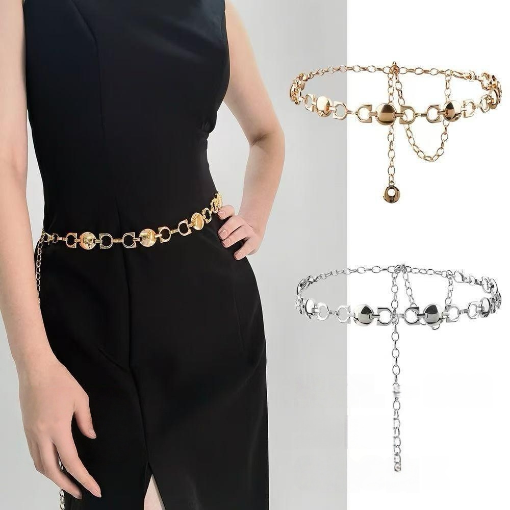 Cinto Feminino Corrente Dourado - Elegância e Versatilidade com Design Moderno