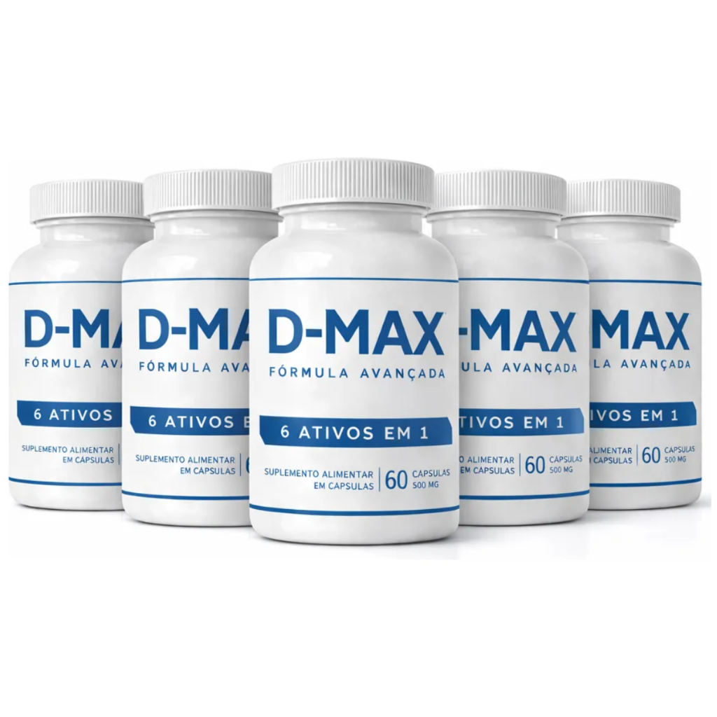 5x D-max 300 Caps - Loja Autorizada - Suplemento Alimentar