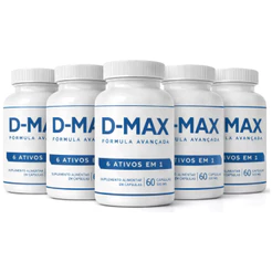 5x D-max 300 Caps - Loja Autorizada - Suplemento Alimentar