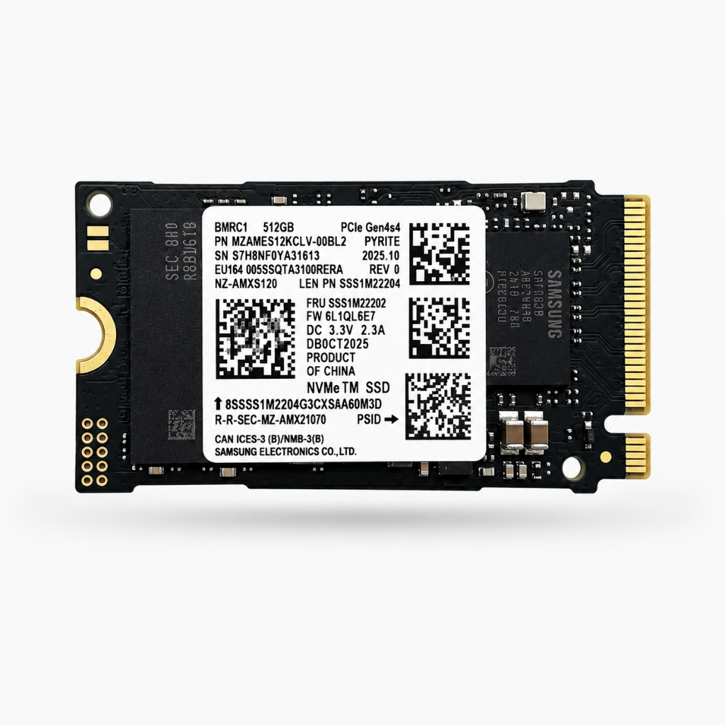 Ssd Samsung 512gb 2242 Nvme M.2 Pcie 4.0 Gen4x4 Notebook Pc Lenovo Original Alta