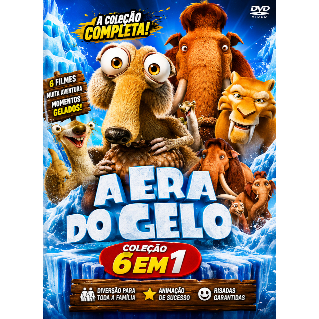 DVD A Era do Gelo Coleção 6 em 1