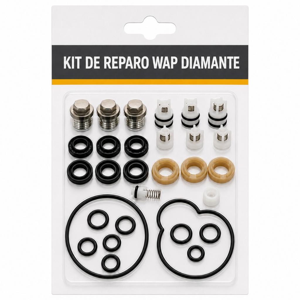 Kit de Reparo WAP Diamante, Wap Ágata, Wap Âmbar, Aqua Max, Class II Válvulas Gaxetas Retentores Anel de Vedação
